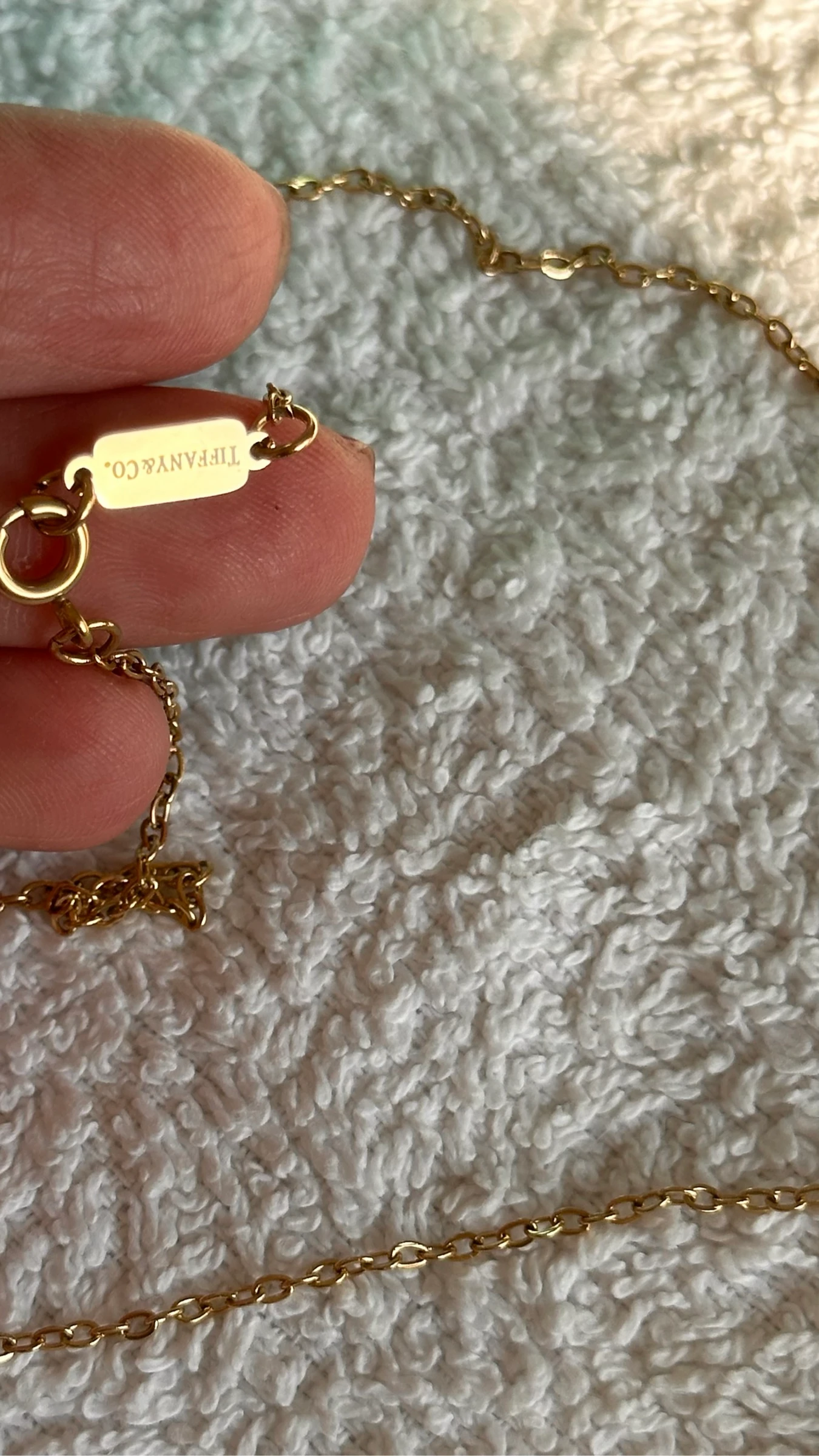 Collier - Style romantique cœur/Tiffany Or – photo 3